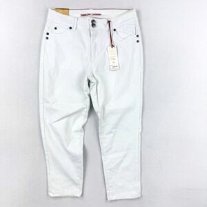 Sabrina Lauren Perfect Fit Ultra Stretch Pants‎ Size 12 Womens White NWT